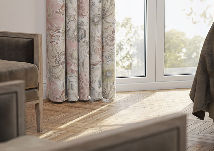Spring Garden, Dusky Rose - Made to Measure Curtains - Image 5